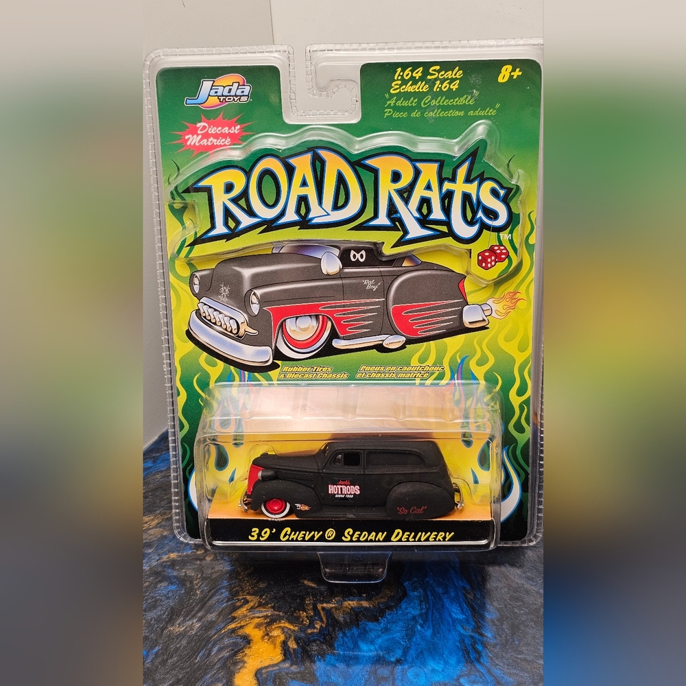 2002 Jada Black '39 Chevy Sedan Delivery Toy Car